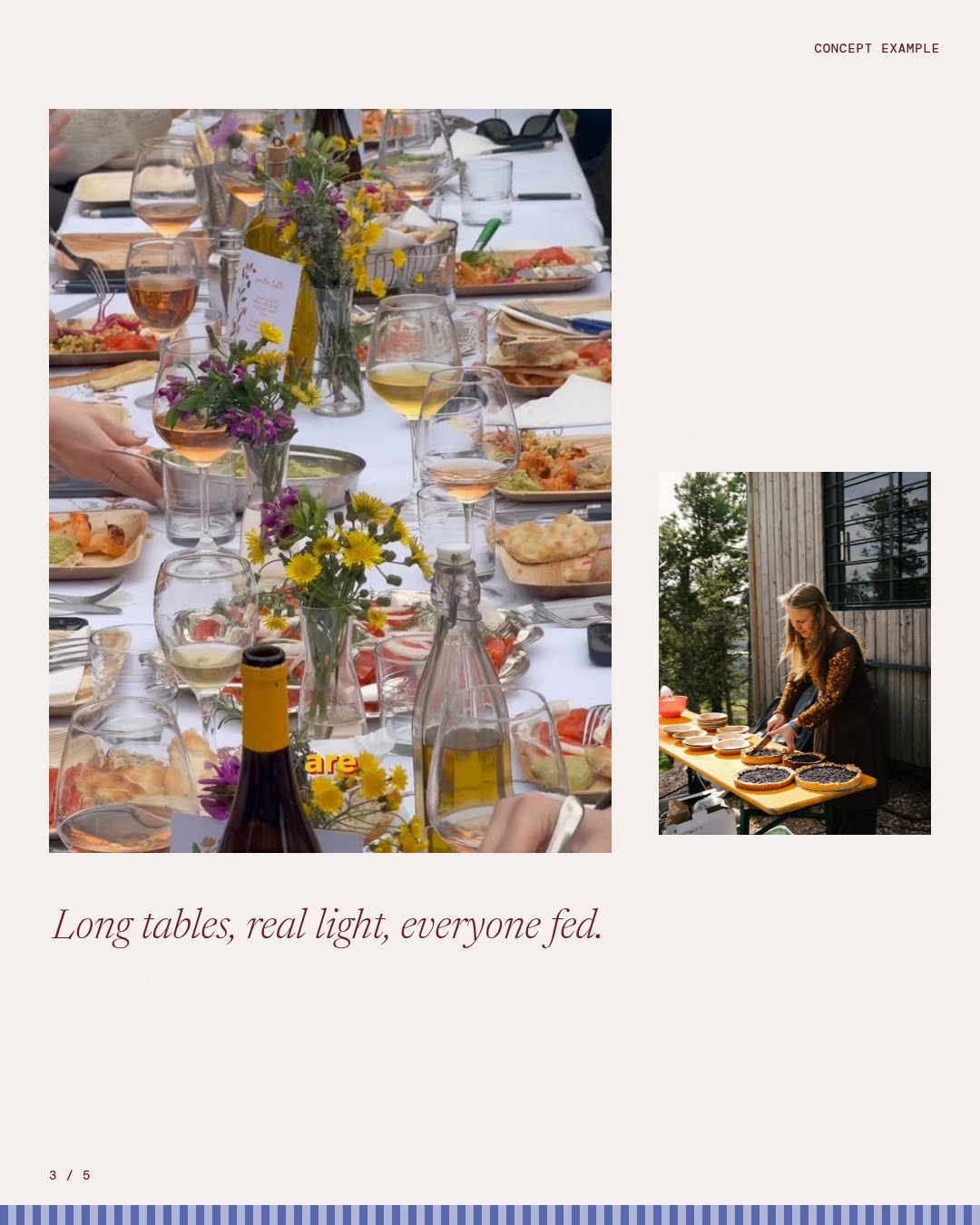 Midsummer Supper carousel, slide 3